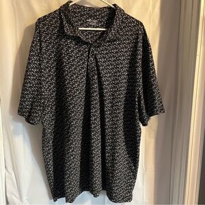 Untuckit Mens Floral Polo Shirt Size XXXL Pima Cotton Outdoors Golf Preppy Rugby